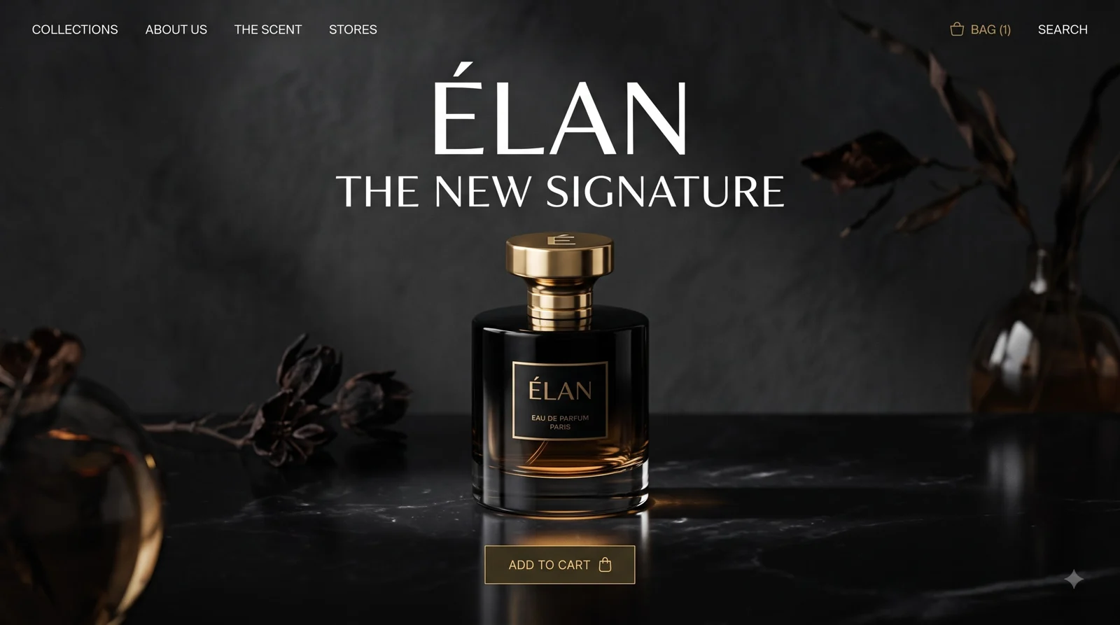 ÉLAN — Fragrance & lifestyle design exploration