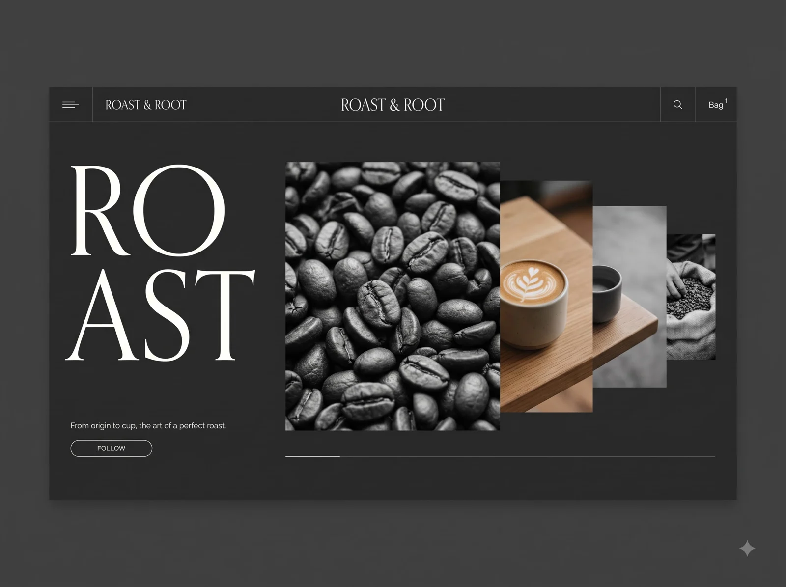 ROAST — Coffee & hospitality design exploration