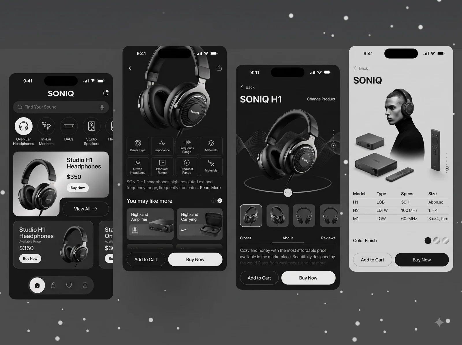 SONIQ — extended visual identity